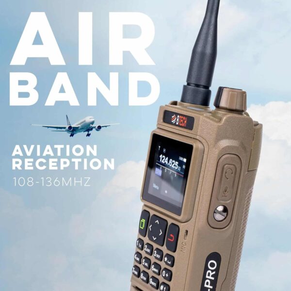 BTECH UV-PRO ZDA Handheld Radio Bundle (TAN)