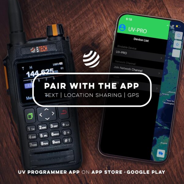BTECH UV-PRO ZDA Handheld Radio Bundle