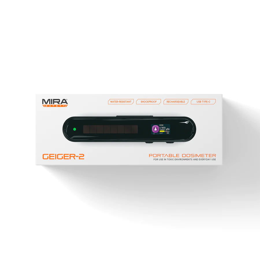 MIRA Safety Geiger-2 Dosimeter / Geiger Counter / Radiation Detector