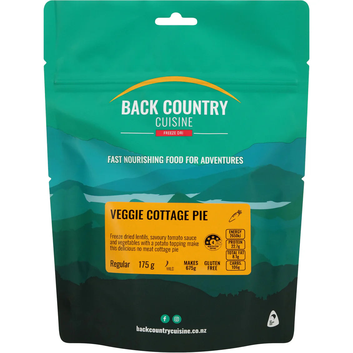 Back Country - Veggie Cottage Pie - Regular