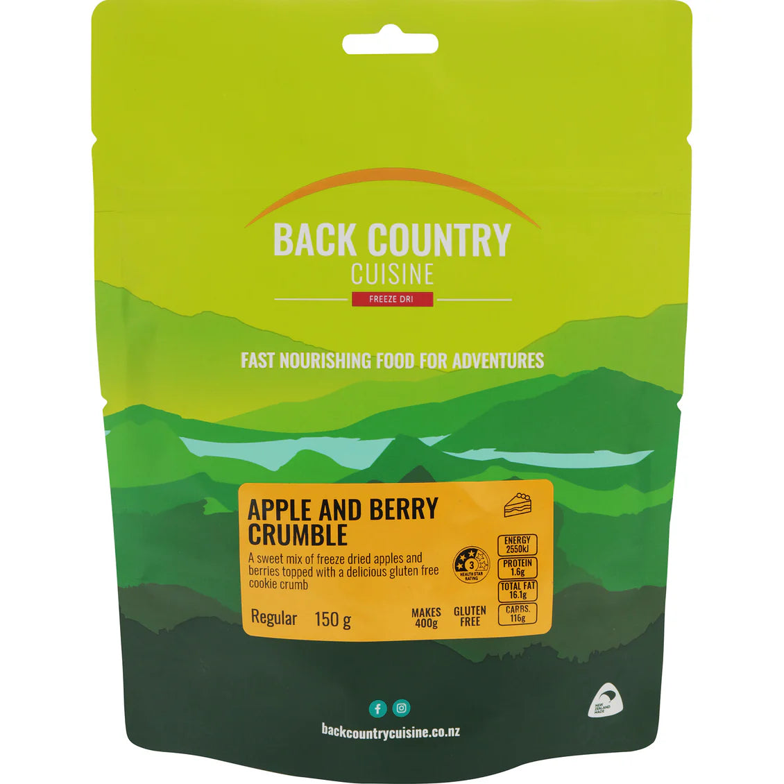 Back Country - Apple And Berry Crumble - Regular